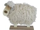 Schaf auf Holzfuß, gr. 24*8*21cm