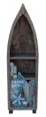 Regal mit Tür Boot Holz, 33x21x120cm
