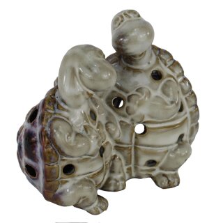 Schildkröten, Keramik, 13.5x8.5x11.5cm