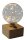 Holzquader mit LED Lampe, 15,5x9,5x9,5cm, 3AA