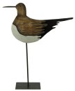 Vogel auf Stab, altes Holz, 27,5x8x33,5cm