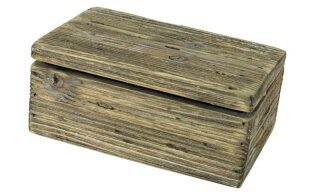 Kiste, altes Holz, 18x12x7cm