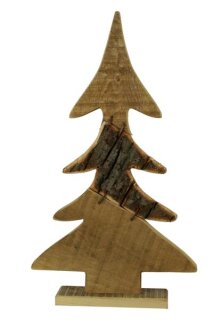 Holzbaum groß, Pappel/Rinde, 30x52cm