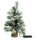 Weihnachtsbaum beschneit, 45cm, mit LED-Bel., Kunststoff
