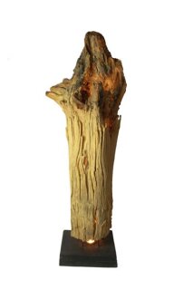 Deko-Wurzel Holz, beleuchtet, ca. 140x50x35cm, Selbstabholung
