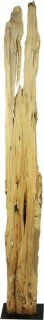 Dekostele Holz, mit Metallfuß, 215x30x20cm, Selbstabholung
