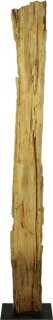 Dekostele Holz, mit Metallfuß, 180x30x20cm, Selbstabholung