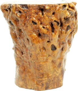 Hocker Wurzel, lackiert, ca. 40x37x37cm