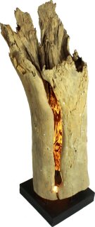 Deko-Wurzel Holz, beleuchtet, ca. 116x60x45cm, Selbstabholung