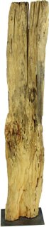 Dekostele Holz, mit Metallfuß, 145x35x20cm, Selbstabholung