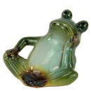 Frosch, Keramik, 8,5x7x7cm
