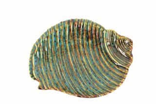 Schale Muschel, klein, Keramik, 12,5x10x2cm