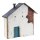 Haus klein stehend, Holz, 20x7x20cm