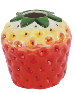 Vase Erdbeere, klein, Keramik, 11×11×10.5cm