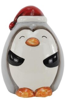 Spardose Pinguin, Keramik, 10.5×10×14cm