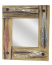 Spiegel, altes Holz, 43x4x50cm