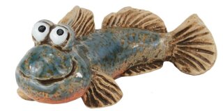 Fisch groß, Keramik, 14x6,9x6,1cm