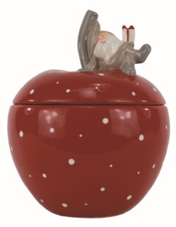 Keramikdose Apfel, 13*13*16.2cm