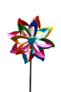 Gartenstecker Windrad Blume bunt, mit LED, Metall,...