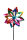Gartenstecker Windrad Blume bunt, mit LED, Metall, 38x15,5x130cm
