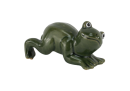 Kantenhänger Frosch, Keramik, 11x5,6x5,8cm