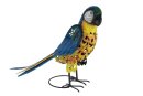 Papagei mit LED (Solar; Farbwechsel), Metall, 66,5x13x32cm